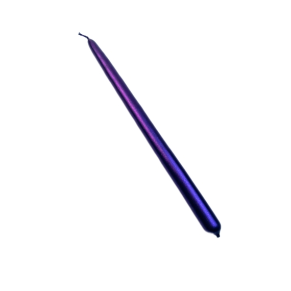 Ceruza gyertya 18 cm Metál lila