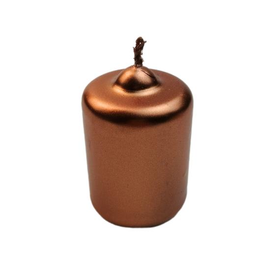 Gyertya 6 cm Metál bronz
