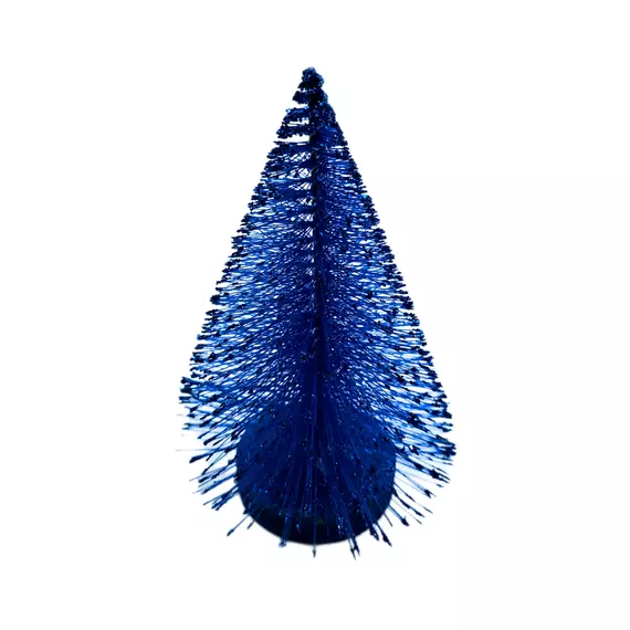 Metál fenyő 15 cm Kék