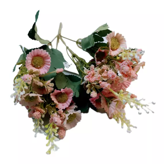 Pasztell margiti virág 30 cm Rózsaszín