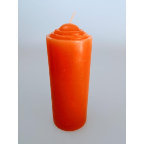Nagy gyertya 15 cm Narancs
