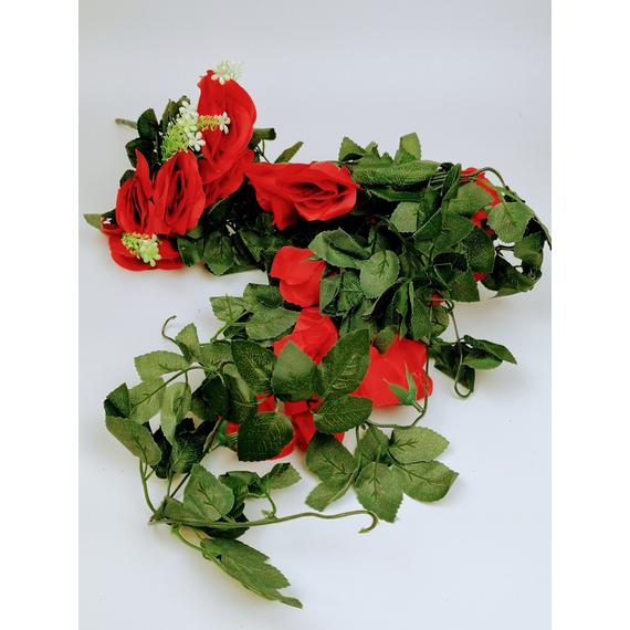 5 ágú rózsafüzér 90 cm Piros