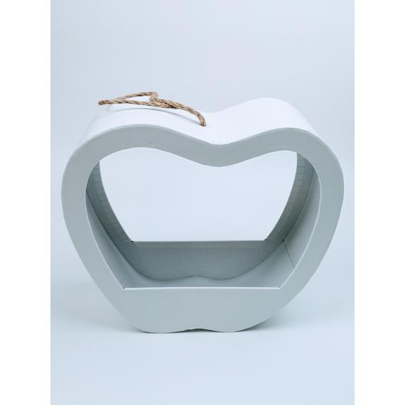 Almadoboz 24×8,5×22 cm Fehér