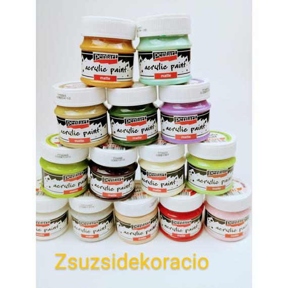 Akrilfesték matt 50 ml Szürke
