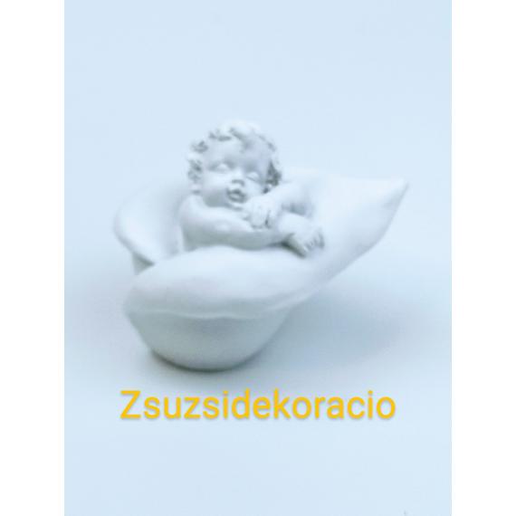 Angyal 5 cm Virágban