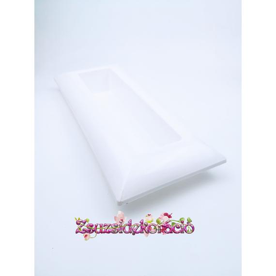 Téglaalap tál 39×17 cm Fehér