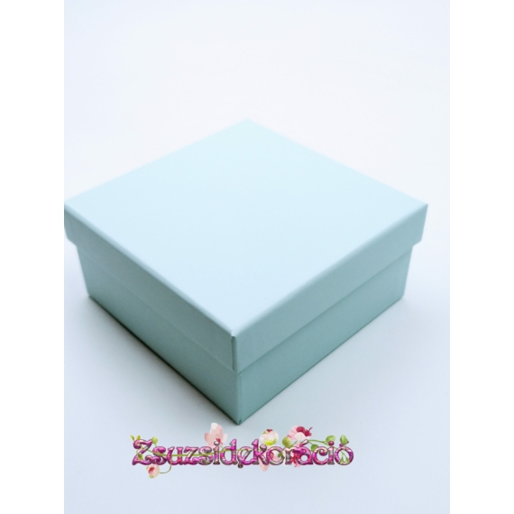 Kocka doboz közepes 13,5×6 cm Világoskék