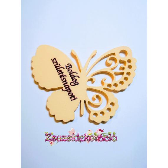 Születésnapi tábla 5,5×7,5 cm Barack