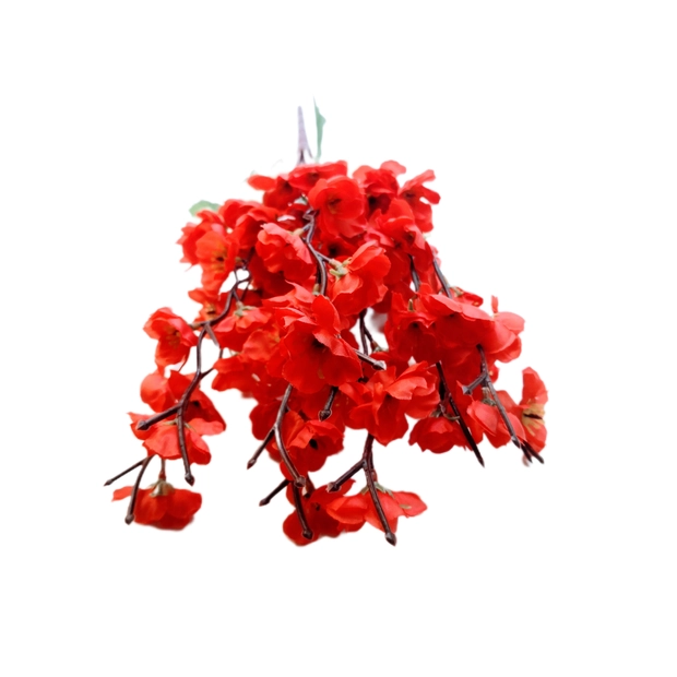 Barackvirág 40 cm Piros