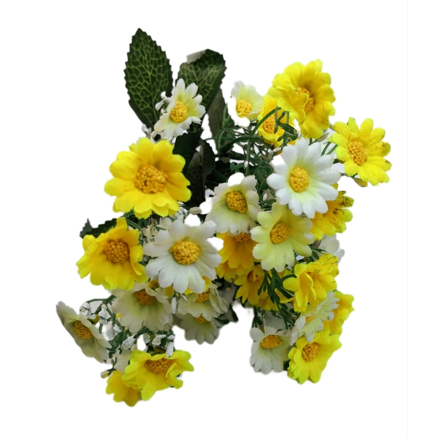 Margaréta sokvirágú 30 cm Fehér-sárga