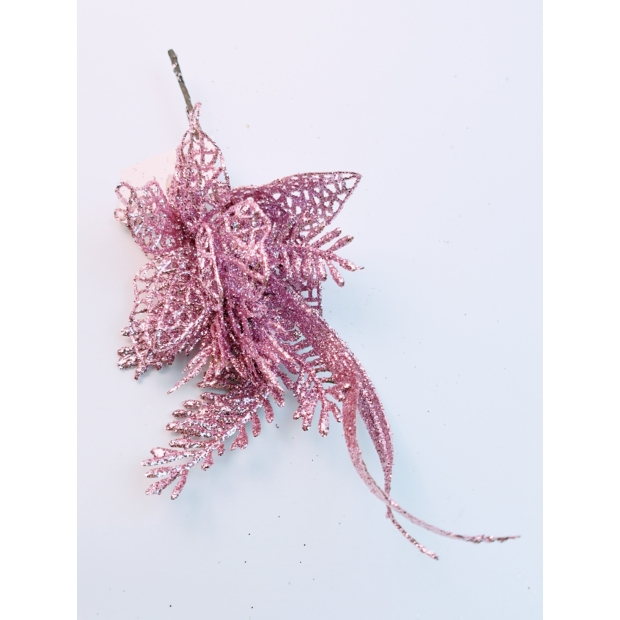 Glitteres pick 25 cm Rózsaszín 