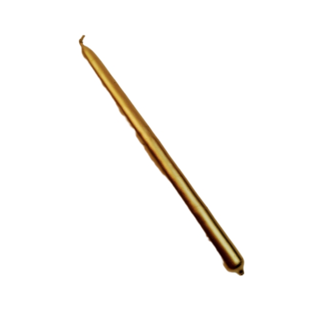 Ceruza gyertya 18 cm Metál arany 