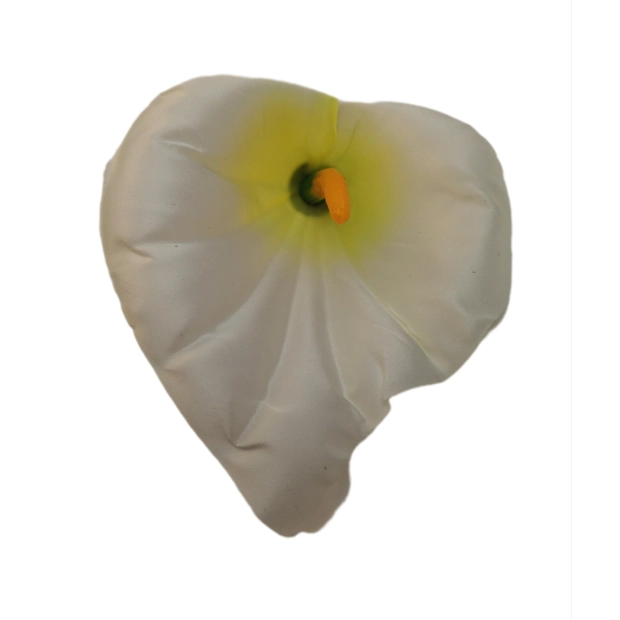 Kála virágfej 11 cm Krém-sárga