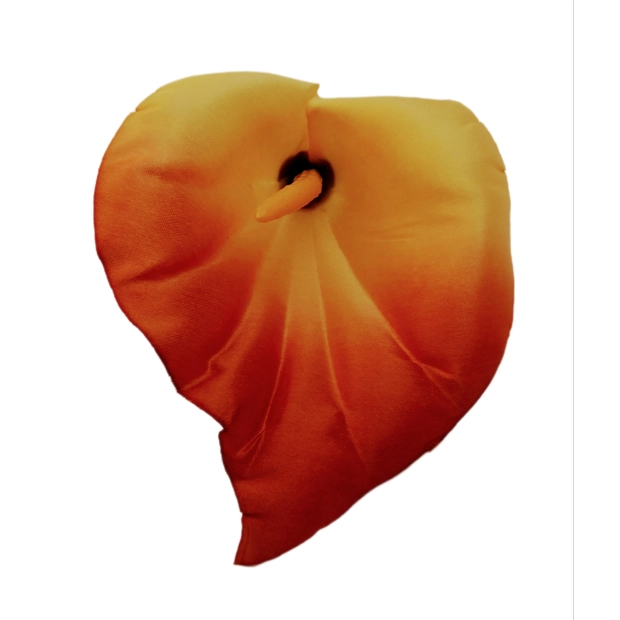 Kála virágfej 11 cm Narancs
