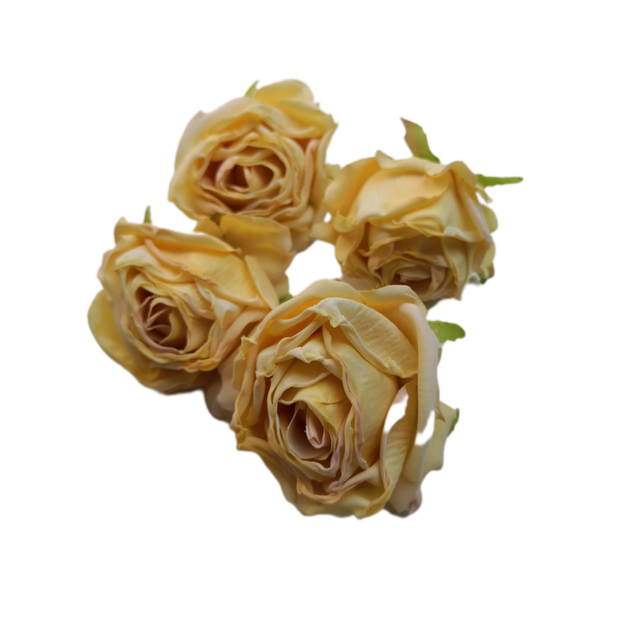 Élethű rózsafej 6 cm 04