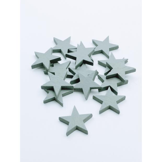 Fa csillag 2,5 cm Szürke