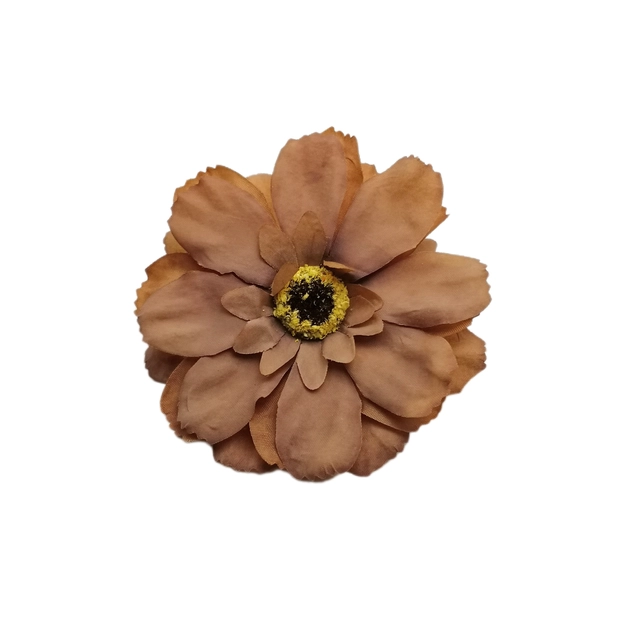 Mezei virágfej 7,5 cm Középbarna