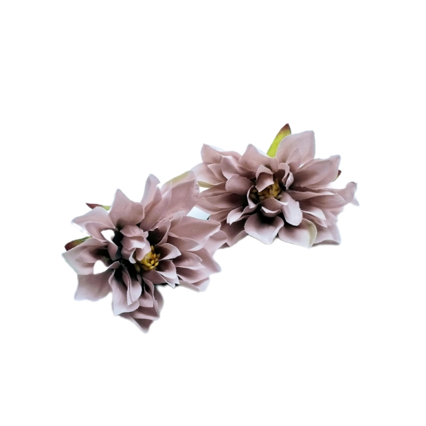 Dekor fejvirág 8 cm Antik lila