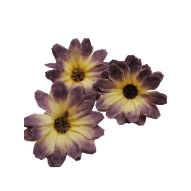 Fejvirág 6,6 cm Krém-lila