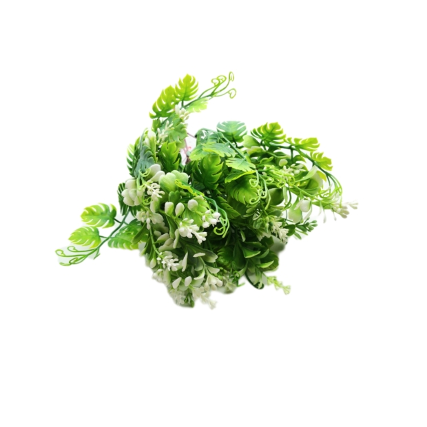Filodendron levelű dekorzöld 30 cm 