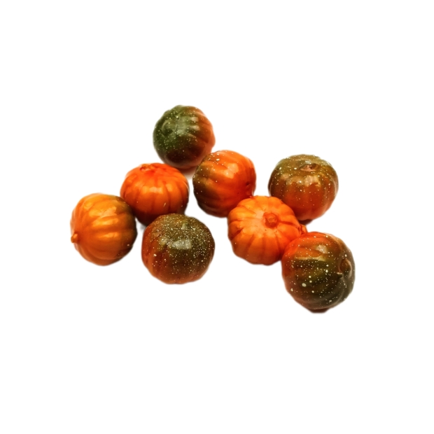 Tök 2,5 cm Narancs-zöld