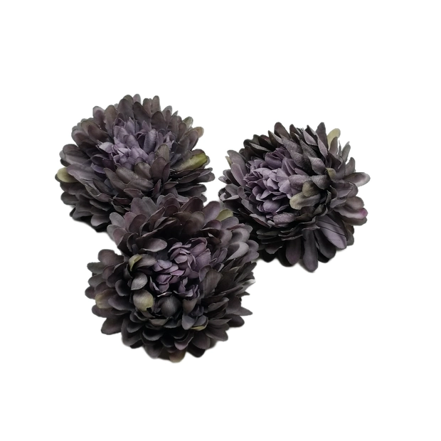 Sokszirmú virágfej 6-7 cm Antik lila