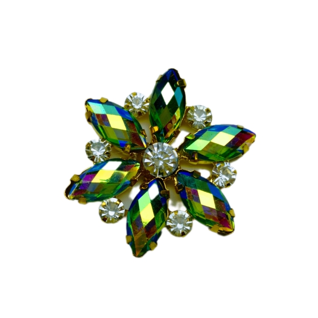 Csillag kő 4,5 cm Zöld 01