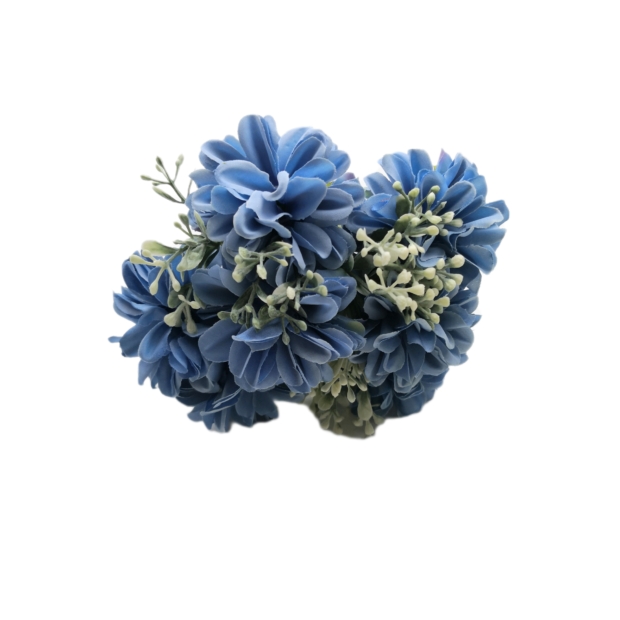 Dália szálas bogyóval 25 cm Kék