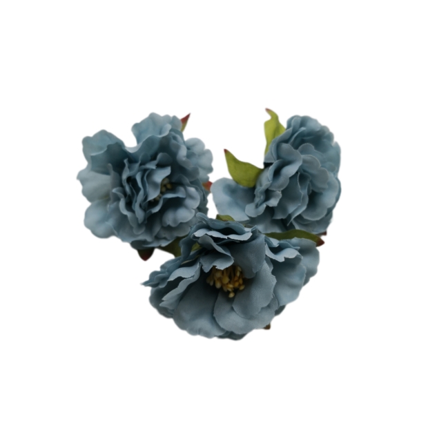 Hullámos virágfej 5,5 cm Kék