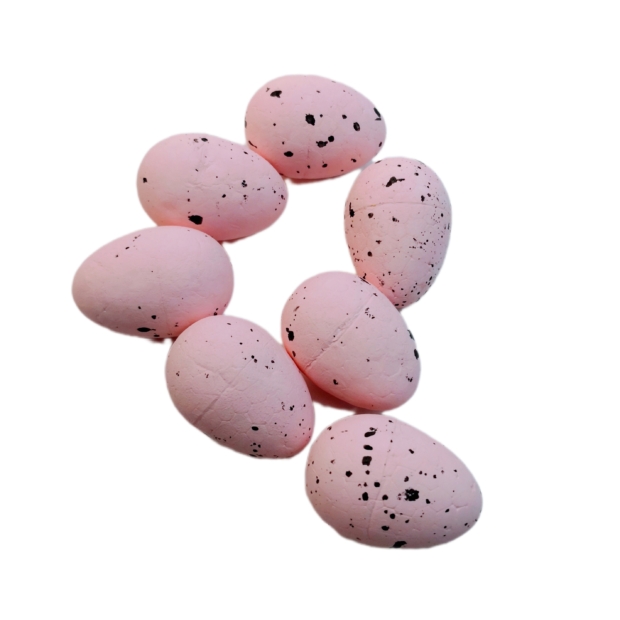 Hungarocell tojás 4 cm Rózsaszín