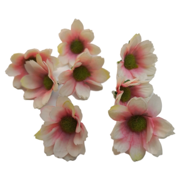 Tavaszi virágfej 5 cm Cirmos rózsaszín 