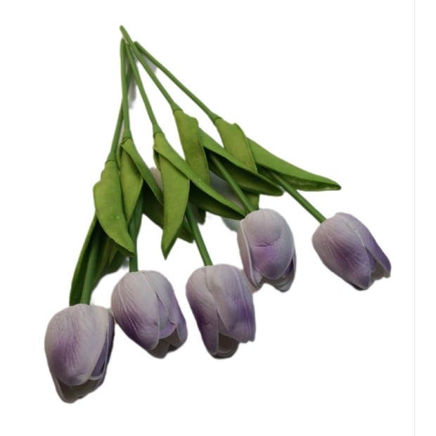 Gumi tulipán 30 cm 024 Lila cirmos