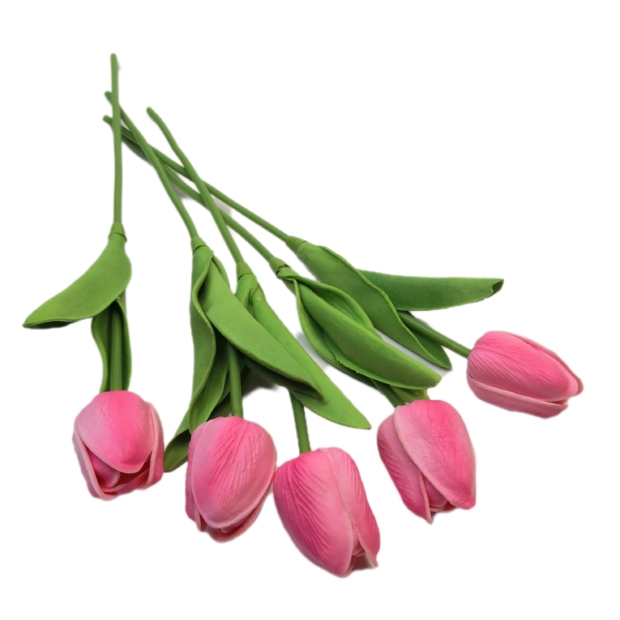 Gumi tulipán 30 cm 08 Erős rózsaszín 