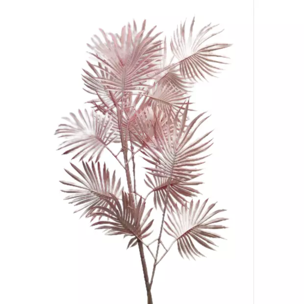 90 cm pálma leveles díszítő Rózsaszín