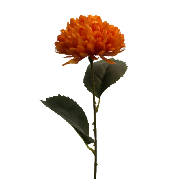 Krizantém szálas 55 cm Narancs