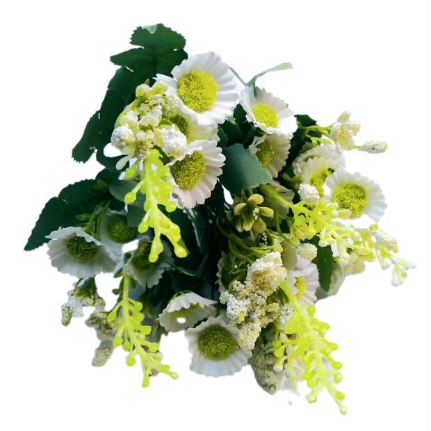 Pasztell margiti virág 30 cm Fehér