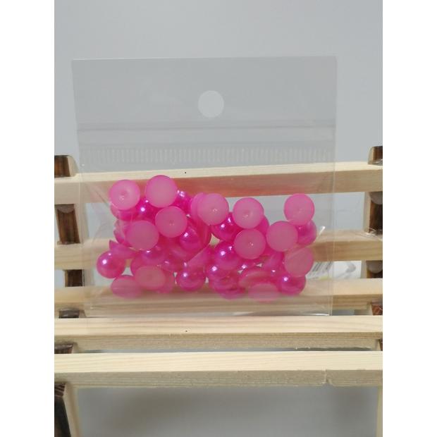 Félgyöngy 0,8 mm 50 db Pink