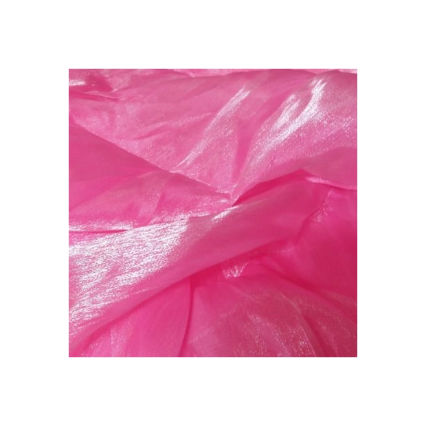 Szatén-organza anyag 150cm x 5Méter Rózsaszín