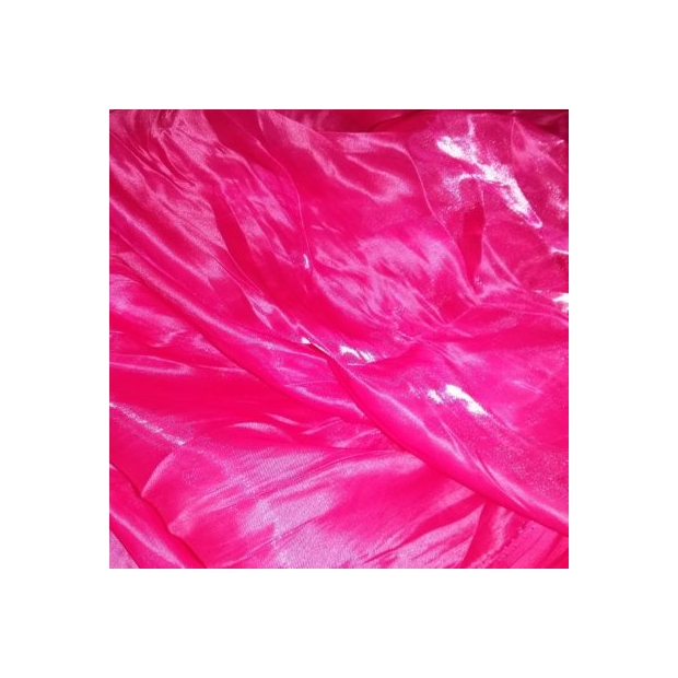Szatén-organza anyag 150cm x 5Méter Élénk rózsaszín