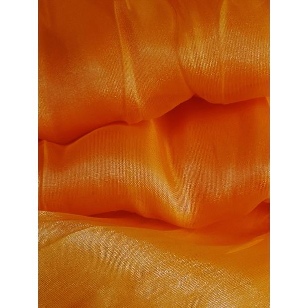 Szatén-organza anyag 150cm x 2Méter Élénk narancs