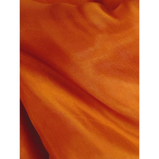 Szatén-organza anyag 150cm x 2Méter Narancssárga