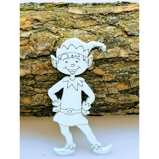Manó 9 cm Világoskék