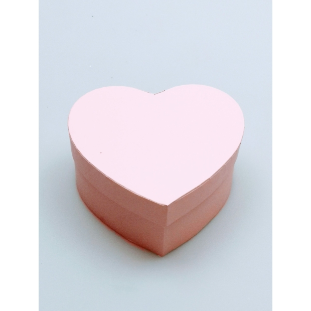 1 db-os szívdoboz 11×9,5×5,5 cm-es Rózsaszín