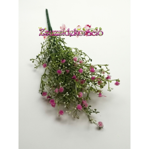 Kis virágos bogyós rezgő 35 cm Rózsaszín
