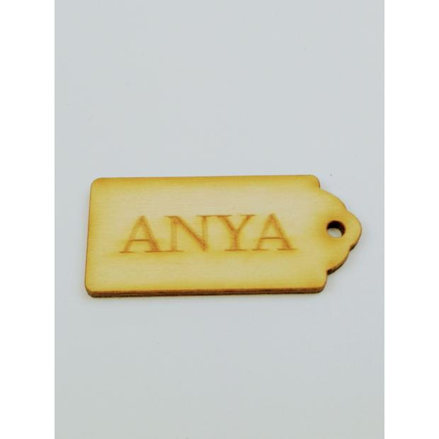 Anyák napi tábla 5x2,3 cm Natúr