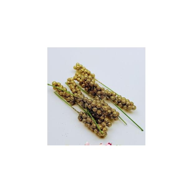 Ribizli 9 cm 10 db Arany