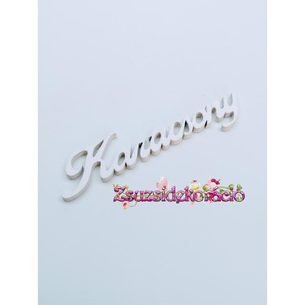 Karácsonyi tábla 9,5×2,5 cm Fehér