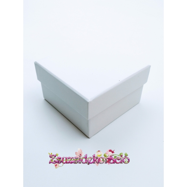 1 db-os kocka doboz 9x9x5,5 cm Fehér
