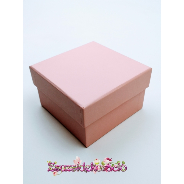 1 db-os kocka doboz 9x9x5,5 cm Rózsaszín