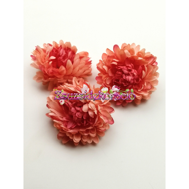 Sokszirmú virágfej 6-7 cm Cirmos rózsaszín